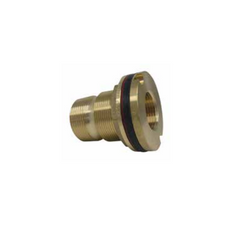 BRASS TANK OUTLETS - MALE / FEMALE REVERSE THREAD