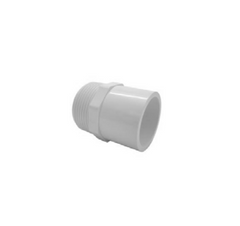 VALVE SOCKET BSP MALE THREAD / SLIP (CAT 17) - GLUES ONTO PVC PIPE