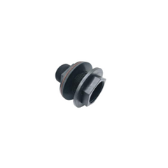 BLACK GFN FLAT WALL TANK OUTLETS WITH LEFT HAND LOCKING THREAD